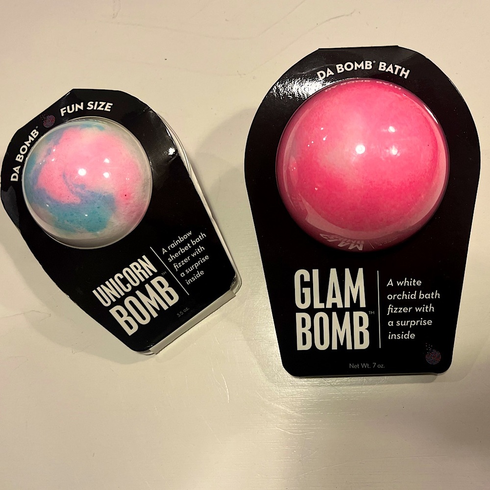 Da Bomb Bath Bombs - Unicorn and Glam Bombs